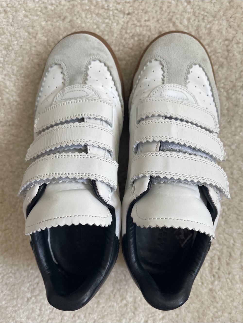 Isabel Marant Beth Low Top Calfskin Leather sneakers Size 37 (women’s size 7) - Picture 7 of 11